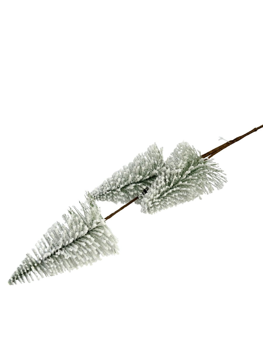 Snow Tree Spray White/Green 28''